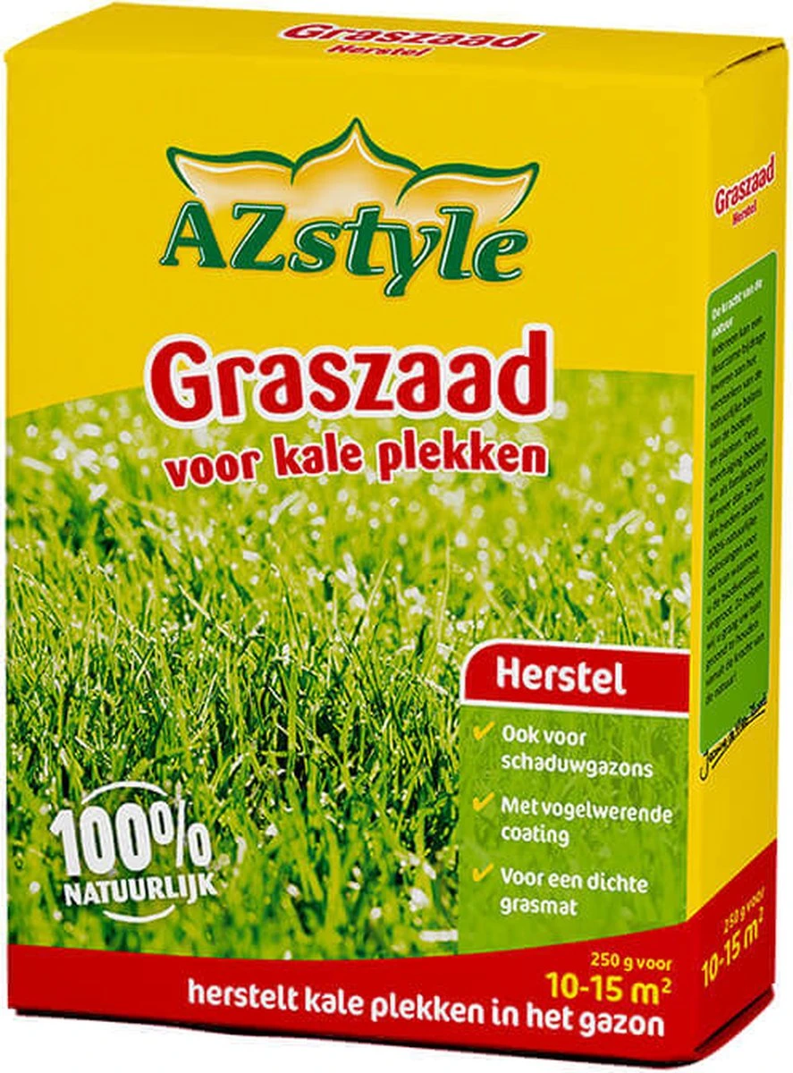 ECOstyle Graszaad Herstel Snelkiemend Gazon Gras – Herstelt Kale Plekken – Vogelwerende Coating – Geschikt Voor Zon- En Schaduw Gazons - Snelle Kieming – 40 – 60M² – 1 KG - Afbeelding 12