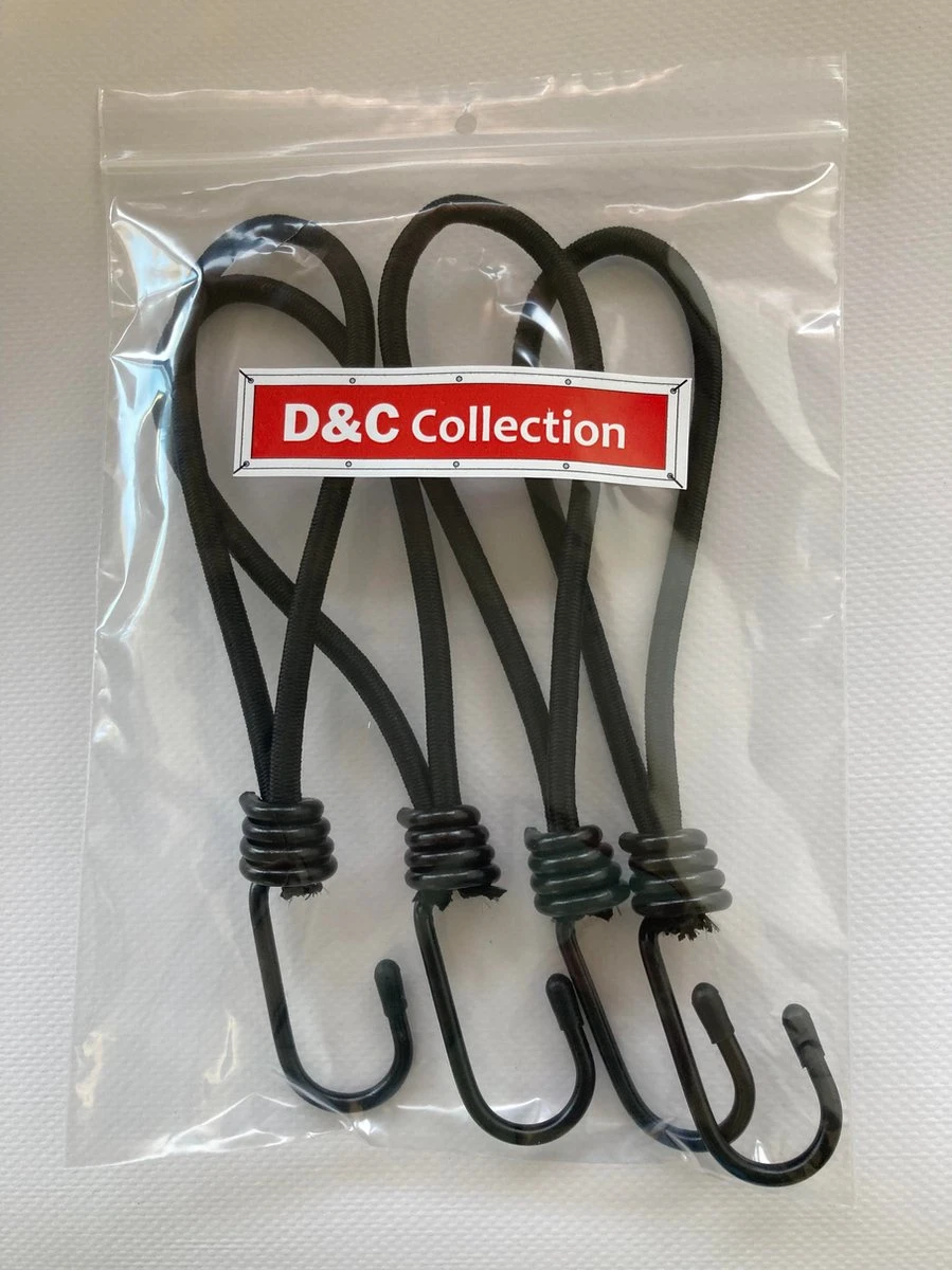 D&C Collection - Elastieken Voor Tuinposter - 18 Cm - 4 Stuks - Tuin Decoratie - Tuinposters Buiten - Tuindoek Ophangen - Schuttingposter Bevestigen - Afbeelding 2