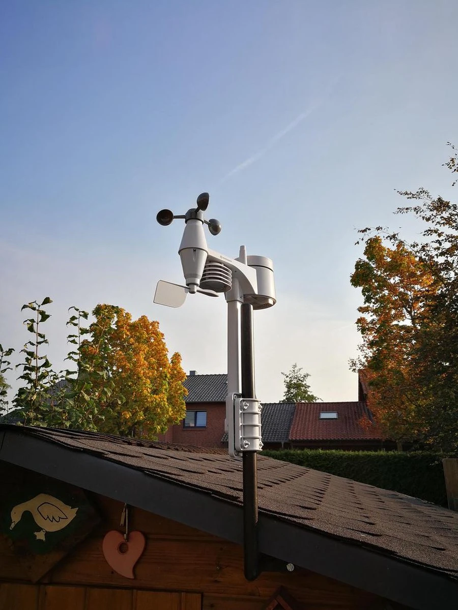 Bresser 5-in-1 Weerstation - Met Multifunctionele Buitensensor - Met Regen- En Windmeter - Zwart - Afbeelding 7