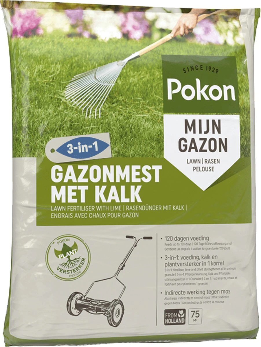 Pokon Gazonmest Met Kalk - 5kg - Mest - Geschikt Voor 75m² - 120 Dagen Voeding - Afbeelding 10