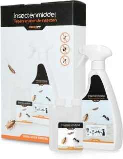 Knock Off Insectenmiddel – Insecticide – Met Doseerflacon – Anti Insecten Spray – Voor Binnenshuis – Tegen Mieren, Vlooien, Kakkerlakken En Bedwantsen – 50ml