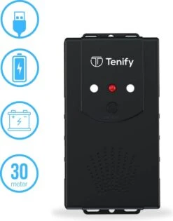 Tenify Marterverjager - 30M - 12V - Binnen & Buiten - Batterij, USB, Auto Accu - Ultrasone - Ongedierte - Muizen - Steenmarter - Ratten Verjager