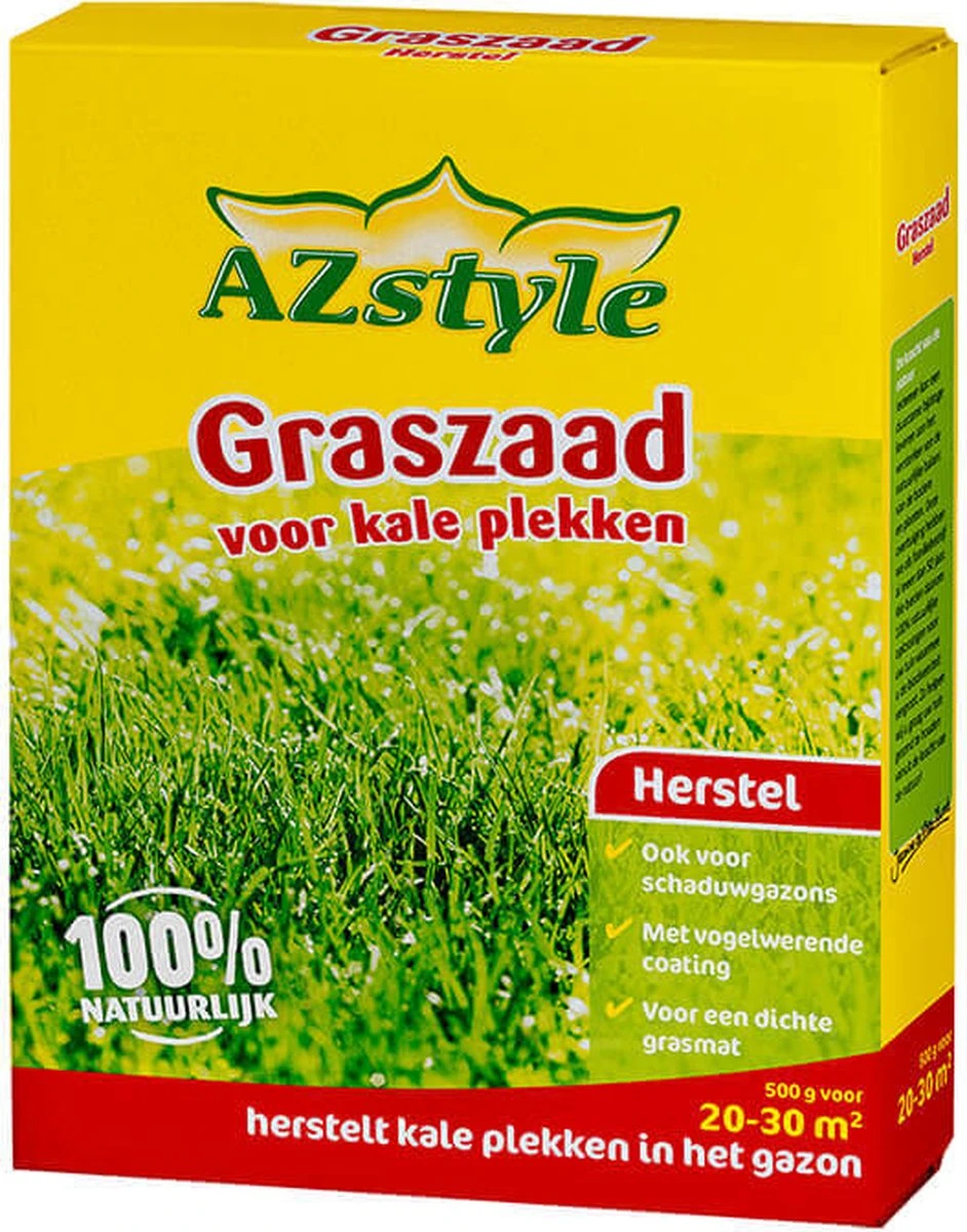 ECOstyle Graszaad Herstel Snelkiemend Gazon Gras – Herstelt Kale Plekken – Vogelwerende Coating – Geschikt Voor Zon- En Schaduw Gazons - Snelle Kieming – 10 – 15M² – 250 GR - Afbeelding 14