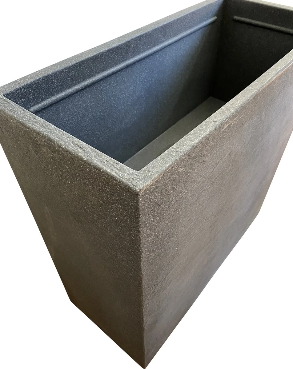 4gardenz® Stone Rechthoekige Bloembak Voor Buiten - 60x60x26cm - Afbeelding 5
