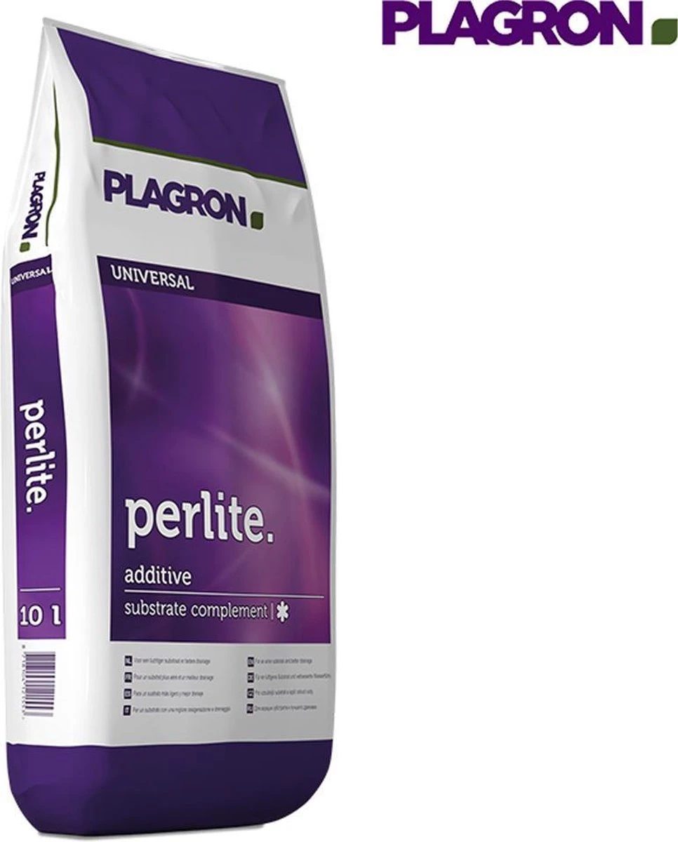 Plagron Perlite 10 Ltr - Perliet Voor Een Luchtiger Substraat En Betere Drainage - Afbeelding 3